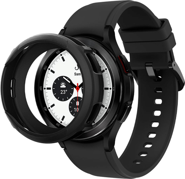 Купить Чехол Spigen Liquid Air (ACS03140) для Samsung Galaxy Watch 4 Classic 46mm (Black)